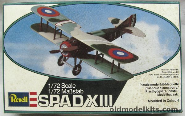 Revell 1/72 SPAD XIII, H4109 plastic model kit